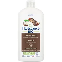 Natessance Ultra-Pflege-Shampoo Bio-Sheabutter und Pflanzliches Keratin 500 ml