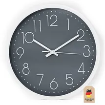 Intirilife Wanduhr 30 cm grau