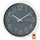 Intirilife Wanduhr 30 cm grau