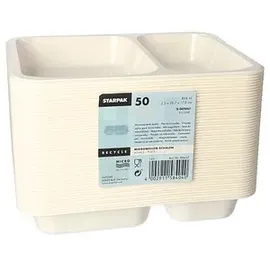 Starpak 50 STARPAK Einweg-Menüschalen 0,866 l