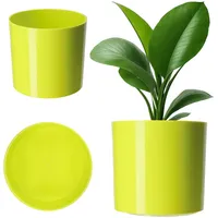 Kadax Blumentopf aus Kunststoff, 13 Farben, glänzenden Topf in