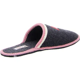 ADELHEID Glückspilz Filzpantoffeln, Farbe:Rabenschwarz, Größe:38/39 - 38/39 EU