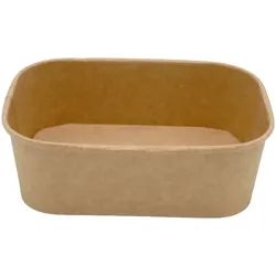 300x ECOTAKE Salatschalen Takeaway 750ml| FSC® Kraftpapier/PE