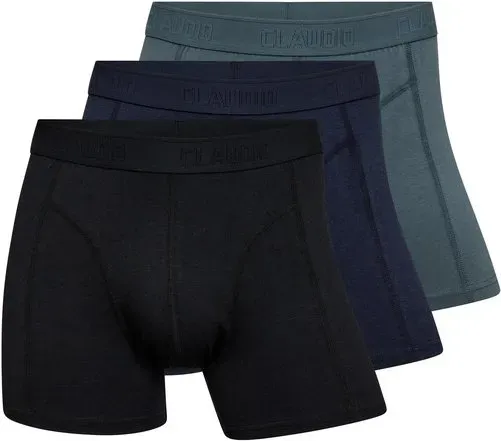 Claudio 3er-Pack Boxershorts Mehrfarbig Größe M