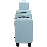 NTK-Collection Hartschalenkoffer 4er-Set Frenzi Hellblau