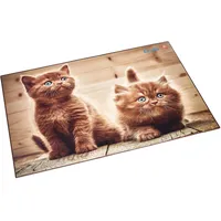 Läufer Schreibunterlage Motiv-Poster 40x53 cm Neugierige Kätzchen