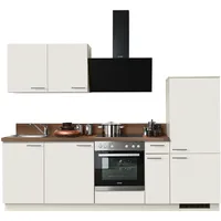 kochstation Küchenzeile KOCHSTATION KS-Scafa 260 cm beige