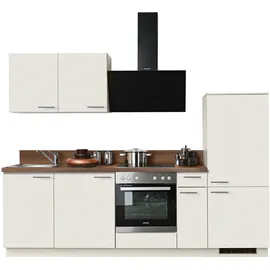 kochstation Küchenzeile KOCHSTATION KS-Scafa 260 cm beige