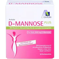 D-MANNOSE PLUS 2000 mg Sticks m.Vit.u.Mineralstof. 74,1 g