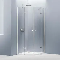 Bernstein EX406 Runddusche mit Drehtür 90 x 195 cm Echtglas