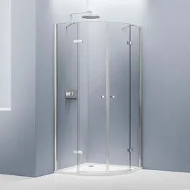 Bernstein EX406 Runddusche mit Drehtür 90 x 195 cm Echtglas