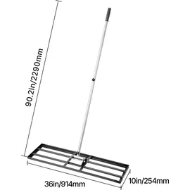 Vevor Rasenrakel mit 213 cm Griff
