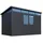 Weide Gartenhaus 3,38 x 2,18 m Anthrazit