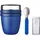 Mepal Ellipse Lunchpot + Faltbarer Löffel Vivid Blue