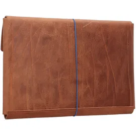 Harold's Keeper Laptophülle Leder 37.5 cm braun