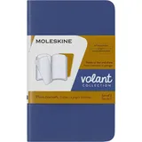 Moleskine Notizbuch Volant XS 6,5x10,5cm blau/gelb blanko