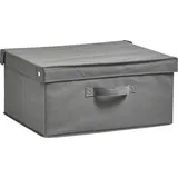 Zeller Aufbewahrungsbox 41 x 35 20 cm Kunststoff Grau M (Medium)
