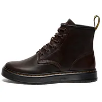 Dr. Martens Dr Martens für Herren. 41681200 Brookline Chukka Dunkelbraune Lederstiefeletten (40), Wohnung, Schnürsenkel, Lässig