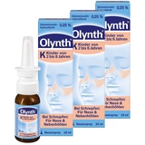 Olynth 0,05% für Kinder Nasendosierspray 3-er Set 3x10 ml