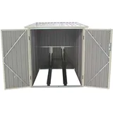 Metall Fahrradgarage Gardiun Veloc I (x2) 2,81 M2 Außenfläche 198x142x157 Cm