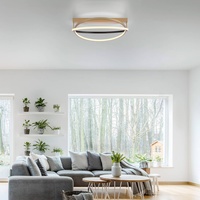 Q-Smart-Home Paul Neuhaus Q-Beluga LED-Deckenleuchte, messing