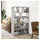 vidaXL Raumteiler 100 x 33 x 156,5 cm Grau