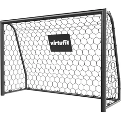 Fußballtor Premium - Robustes Fußballtor - 180 x 120 x 60 SCHWARZ 180 CM