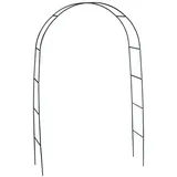 Metall Rosenbogen 240cm hoch - Torbogen Gartenbogen Rankhilfe Spalier P-4417