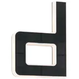 Paulmann Solar LED Hausnummernleuchte Buchstabe D Schwarz