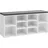 VASAGLE Schuhbank 104 x 48 x 30 cm weiß