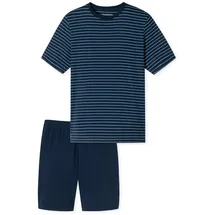 SCHIESSER Schlafanzug kurz Dunkelblau 3XL