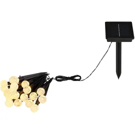 GLOBO Lichterkette Kunststoff 770x3x15cm 20x LED RGB Farbwechsel schwarz