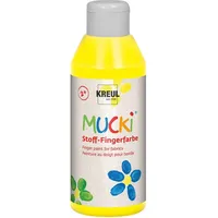 Kreul Mucki Stoff-Fingerfarbe 250 ml gelb