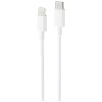 Renkforce USB-Kabel USB 2.0 USB-C® Stecker, Apple Lightning Stecker 1.00 m Weiß (frosted) RF-5724078