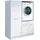 laundreezy Mehrzweckschrank-Set 118 x 162 x 68 cm Weiß