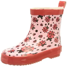 Playshoes Marienkäfer Gummistiefel Rosa 21