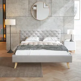 Fdm ZUZA 180 x 200 cm Grau