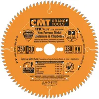 CMT Kreissägeblatt für Aluminium 250 x 2,6/1,8 x 30 Z80 TCG