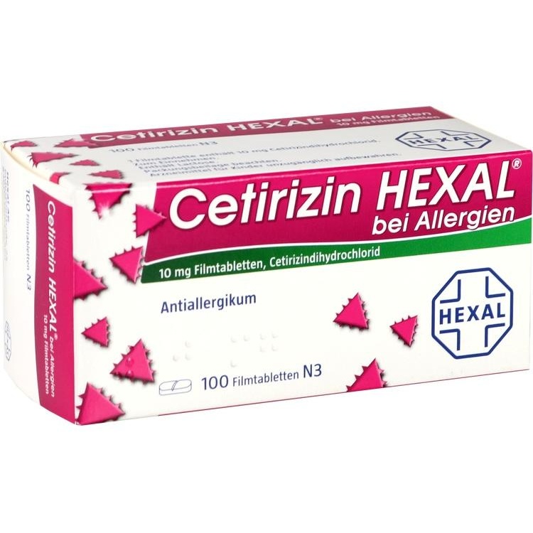 cetirizin hexal tabletten 100 st