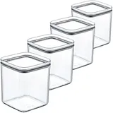 livinja Vorratsdosen 1L 4-tlg. weiß