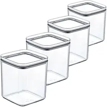 livinja Vorratsdosen 1L 4-tlg. weiß