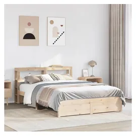 vidaXL Bettgestell mit Kopfteil ohne Matratze 120x200 cm