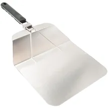 Intirilife Pizzaschieber aus Edelstahl in Silber, Metall, 24.5x6.5x53.5 cm, Kochen, Küchenhelfer, Sonstige Küchenhelfer