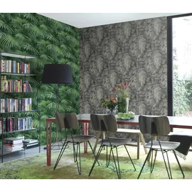 Rasch Textil Rasch Vinyltapete 525502 Crispy Paper elefant grau 10,05 x 0,53 m