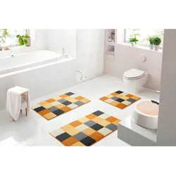Badematte GRUND Gr. 3, gelb, rechteckig (60cm x 100cm),, Badematten