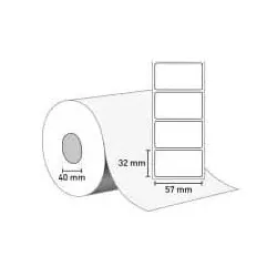 Klebeetikett 52x32mm auf Rolle MEDIAFORM 1060-855 40mm Kern
