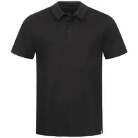 Tom Fyfe Poloshirt TOM FYFE Merino Poloshirt Herren Schwarz / XL schwarz XL