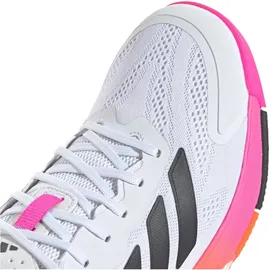 adidas Netcourt Elite Netball Shoe ftwr white/carbon/lucid pink (01F7) 9