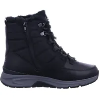 Gabor Winterboots, Keilabsatz, Schnürboots, Outdoorsch, Ösen, Bergsteigerlook Gr. 39, schwarz - 99976658-39