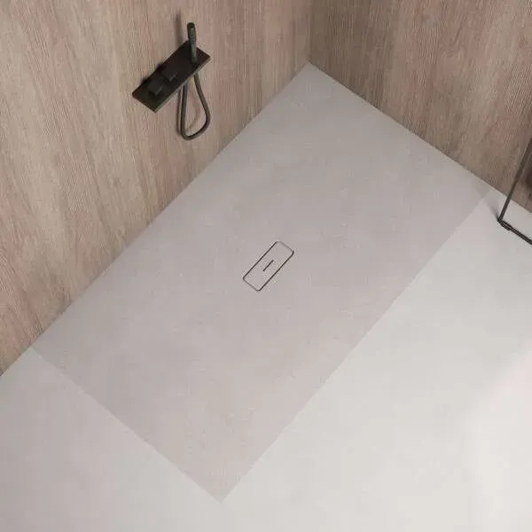 Hidrobox Rechteck Duschwanne Mineralguss Arq 105 cm - Duschwanne